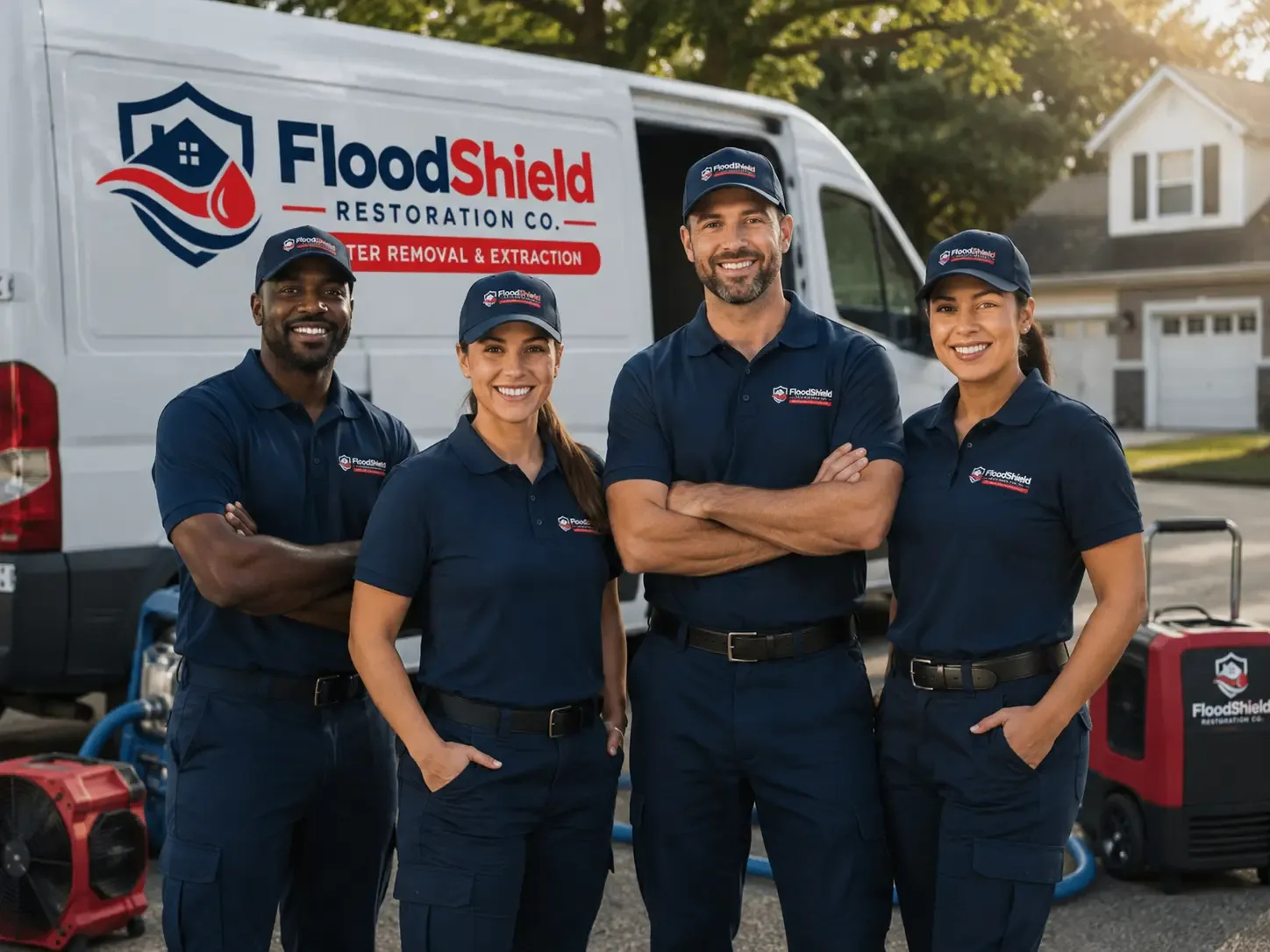 Flood Damage Restoration company in Bluffs, IL